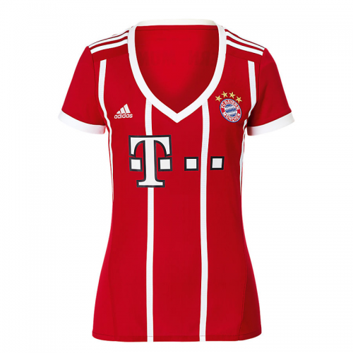 Bayern Munich 2017/18 Women's Home Soccer Jersey